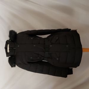 NEW Michael Kors Black Scuba Belted Coat